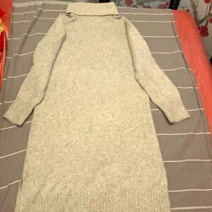 H&M L.O.G.G. Sweater Dress Grey XS